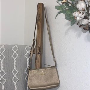 Gold Kate Spade Crossbody Bag